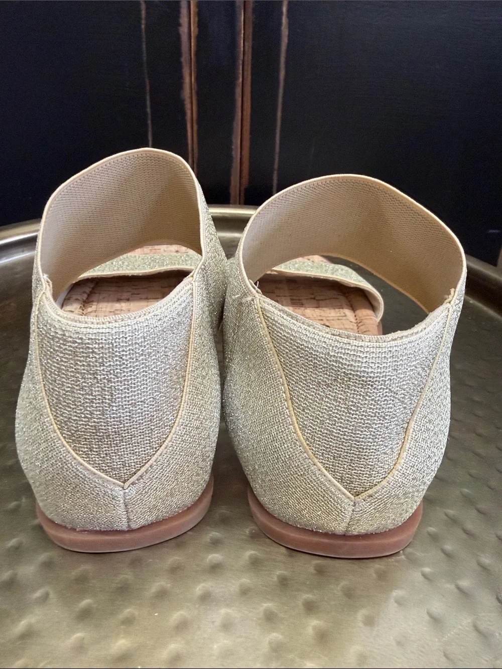 Aerosoles Gold Sandals NWOT